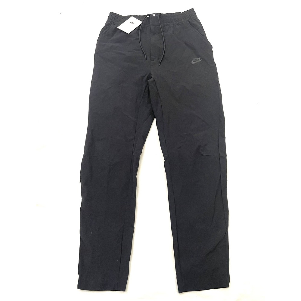 NEW Nike Sportswear Commuter Tapered Leg Standard Fit Pants Men's Small Black